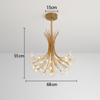 Diamètre noir 68 cm / Lumière chaude (3000k)