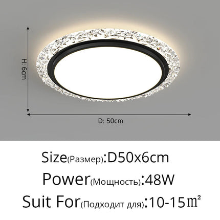 Lustre moderne en cristal pour éclairage élégant — LZ7XQ2
