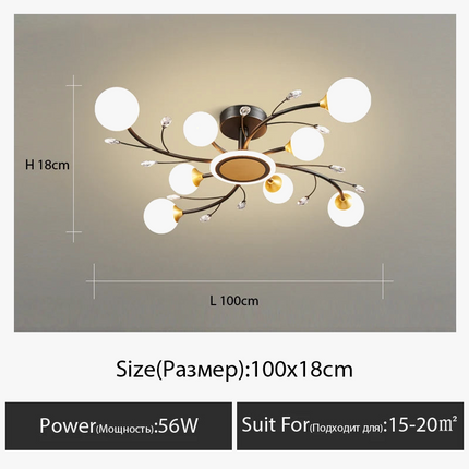 lustre moderne en cristal pour une ambiance luxueuse et minimaliste