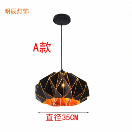 Lustre suspension design nordique en fer pour intérieur élégant — LZ4X9M