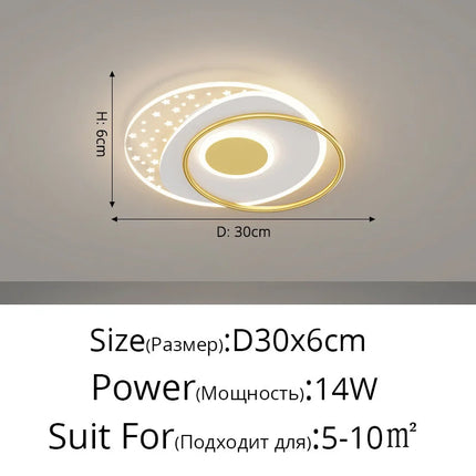 Lustre LED moderne pour éclairage d’allée et couloir — LZ4X9P2