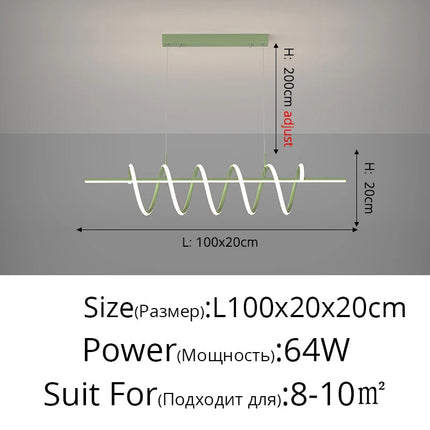 Lustre LED moderne pour éclairage intérieur élégant — LZ4X9P2