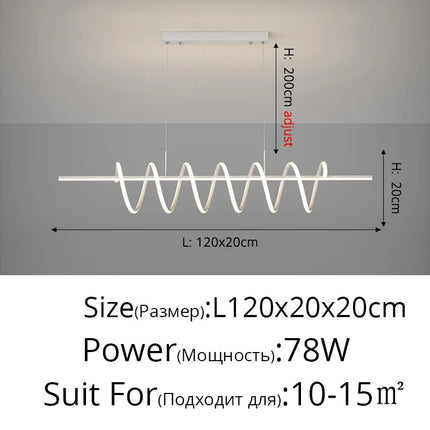 Lustre LED moderne pour éclairage intérieur élégant — LZ4X9P2