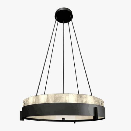 Lustre moderne en marbre avec éclairage LED intérieur — LZ4X9P2