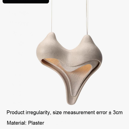 Suspension design créative en plâtre forme conque — LZ4X9T1