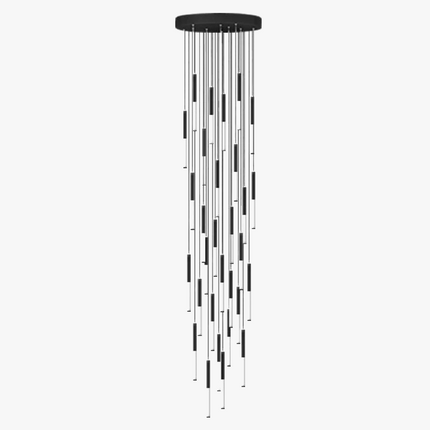 Lustre spirale moderne imitation porcelaine et verre — LZ4QJ7M