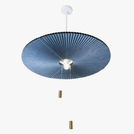 Lustre suspension nordique en tissu plissé au design moderne — LZ4P9X