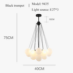Verre grand 37 noir / Blanc froid 6000k