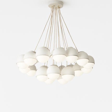 Lustre suspension en verre créatif pour éclairage intérieur décoratif — LZ4D9X
