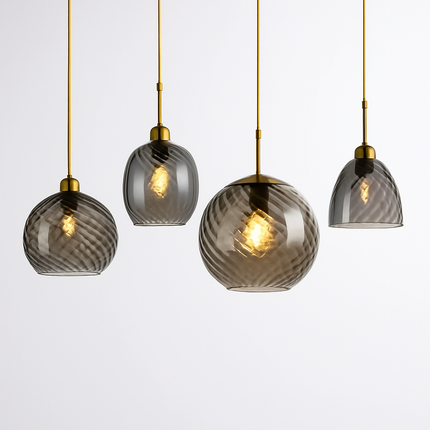 Lustre décoratif en verre pour intérieur moderne et élégant — LZ4P9X