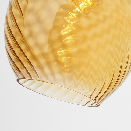 Lustre décoratif en verre pour intérieur moderne et élégant — LZ4P9X
