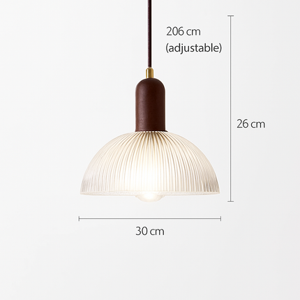 Lustre suspension en verre au design vintage pour intérieur — LZ4X9T2
