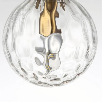 Lustre suspension moderne en verre LED pour bar et restaurant — LZ4X9T