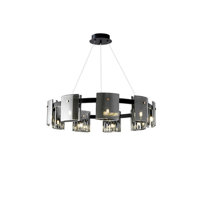 Lustre moderne en verre pour éclairage design élégant — LZ4X9P2