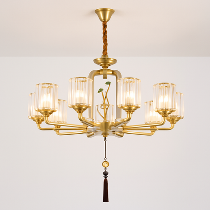 Lustre en verre moderne pour décoration intérieure élégante — LZ4X9T