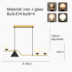 Style B-4 Lumières / Verre ambré / Ampoule à lumière chaude
