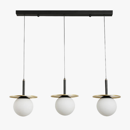 Lustre suspension en verre au design nordique élégant — LZ4X9M