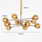 10 lampes ambres / Chaude