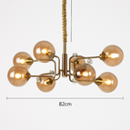 8 lampes ambres / Chaude