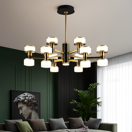 Lustre moderne haut de gamme avec télécommande et gradation — LZ4X9P