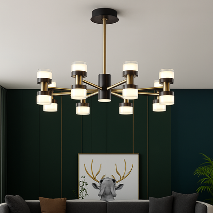 Lustre moderne haut de gamme avec télécommande et gradation — LZ4X9P