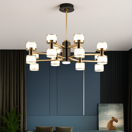 Lustre moderne haut de gamme avec télécommande et gradation — LZ4X9P