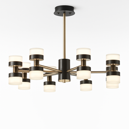 Lustre moderne haut de gamme avec télécommande et gradation — LZ4X9P