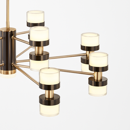 Lustre moderne haut de gamme avec télécommande et gradation — LZ4X9P