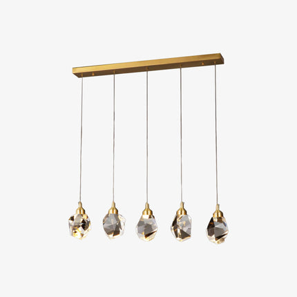 Lustre moderne LED avec goutte en cristal Tyana — LZ4X9M