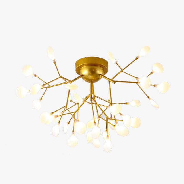 Lustre moderne LED en forme de branche lumineuse Shanna
