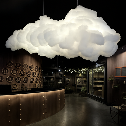 Lustre LED en forme de nuage flottant pour restaurant — LZ4P9X
