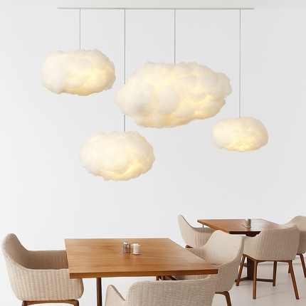 Lustre LED en forme de nuage flottant pour restaurant — LZ4P9X