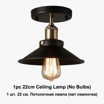 Suspension lustre LED vintage en métal moderne — LZ4X9T2