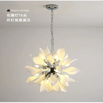 Lustre LED nordique simple et brillant pour hôtel et villa — LZ4XJ9