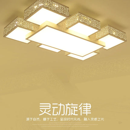 lustre moderne à led pour éclairage intérieur élégant