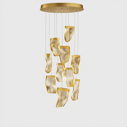 Lustre LED moderne pour escalier duplex, bar et magasin de vêtements — LZ4X9M