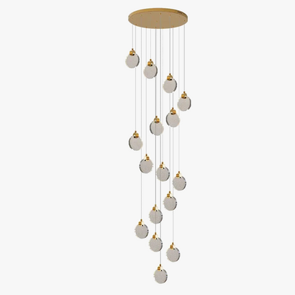 Lustre LED moderne pour escalier et duplex intérieur — LZ4X9P2