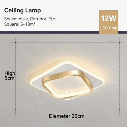 Lustre LED moderne pour intérieur et espaces variés — LZ4G7XQ