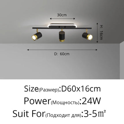 Lustre LED moderne pour magasin de vêtements et salon — LZ4X9P2