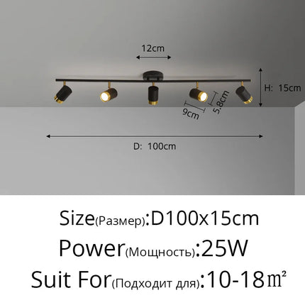 Lustre LED moderne pour magasin de vêtements et salon — LZ4X9P2