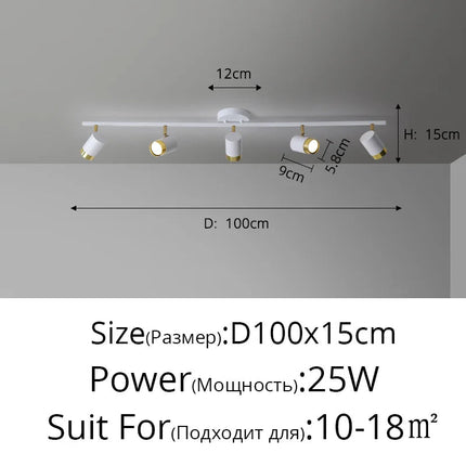 Lustre LED moderne pour magasin de vêtements et salon — LZ4X9P2