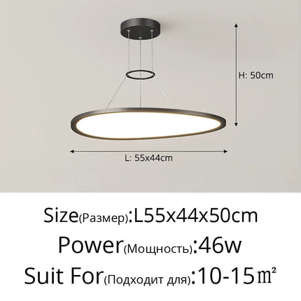 Lustre LED moderne avec protection anti-stroboscopique — LZ4X9T2