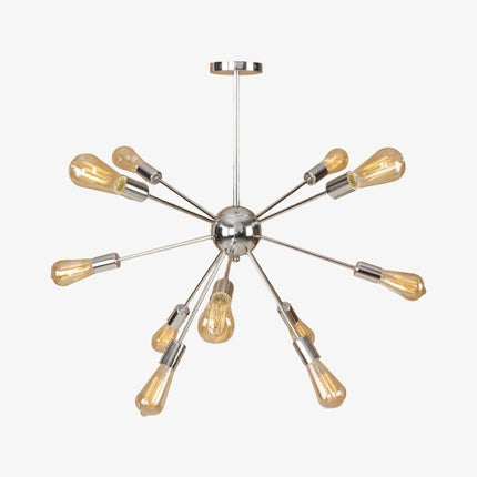 Lustre moderne LED style araignée métallique réglable Makari
