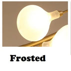 Frosted / Black Body / 27 Lights | Warm White