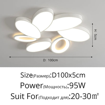 Lustre LED moderne pour décoration intérieure élégante et luxueuse — LZ4X9T1