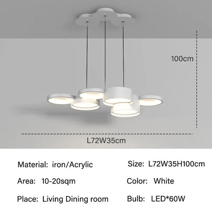Lustre LED moderne pour éclairage intérieur élégant — LZ4X9P2