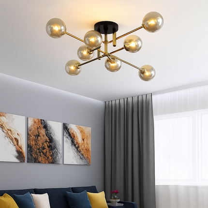 Suspension lustre LED moderne à éclairage simple — LZ4X9P