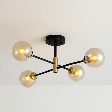 Suspension lustre LED moderne à éclairage simple — LZ4X9P