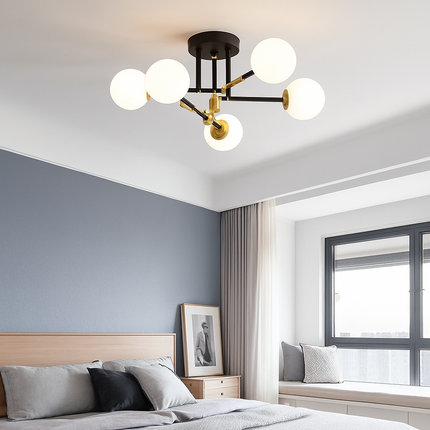 Suspension lustre LED moderne à éclairage simple — LZ4X9P