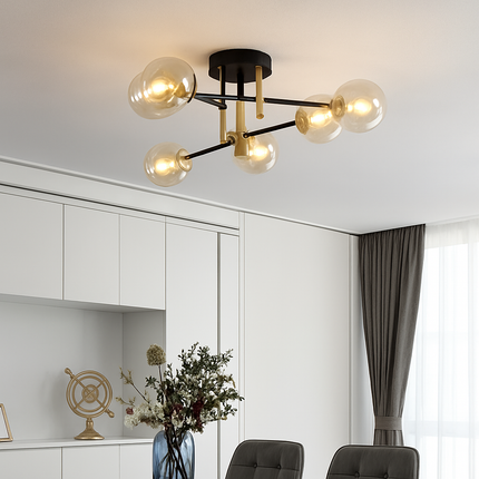 Suspension lustre LED moderne à éclairage simple — LZ4X9P